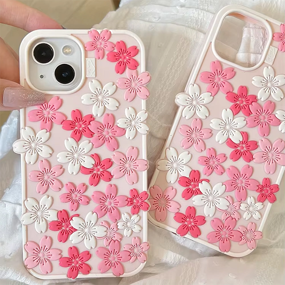 VILZSTUDIOS Floral iPhone case with cherry blossom design