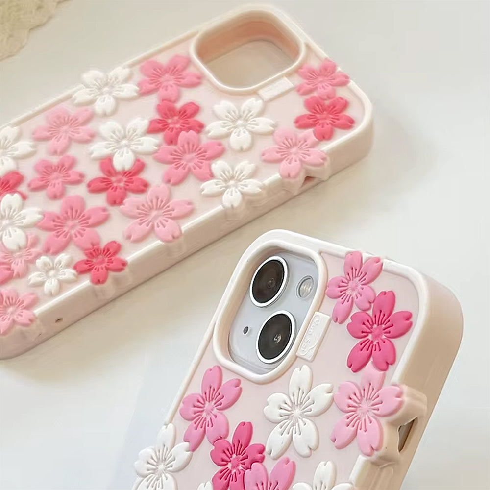 VILZSTUDIOS Floral iPhone case with cherry blossom design