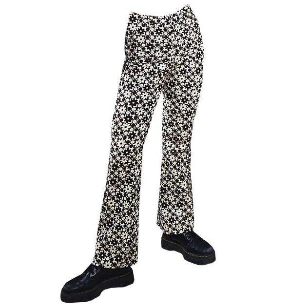 VILZSTUDIOS Floral patterned casual pants for streetwear fashion