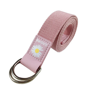 VILZSTUDIOS Floral print canvas belt for stylish outfits