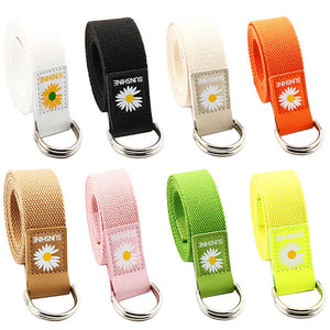 VILZSTUDIOS Floral print canvas belt for stylish outfits