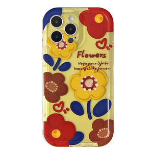VILZSTUDIOS Floral print iPhone case for protection and style
