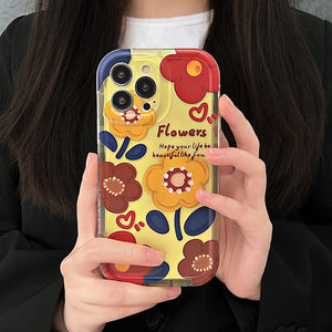 VILZSTUDIOS Floral print iPhone case for protection and style