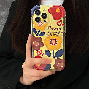 VILZSTUDIOS Floral print iPhone case for protection and style