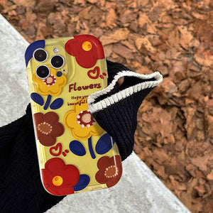 VILZSTUDIOS Floral print iPhone case for protection and style
