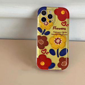 VILZSTUDIOS Floral print iPhone case for protection and style