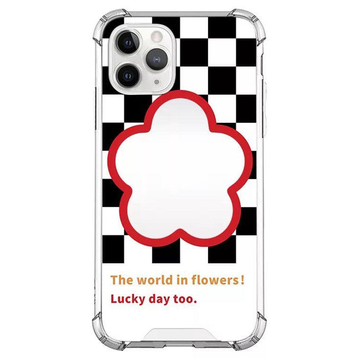 VILZSTUDIOS Floral reflective iPhone case