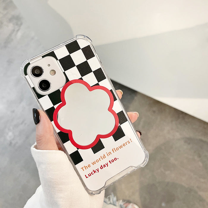 VILZSTUDIOS Floral reflective iPhone case