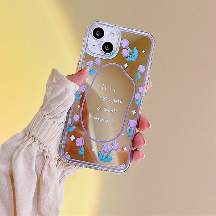 VILZSTUDIOS Floral reflective iPhone case design