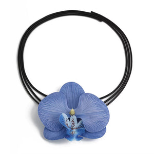 VILZSTUDIOS Stylish floral choker with layered cords