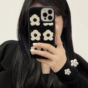 VILZSTUDIOS Stylish floral textured iPhone case