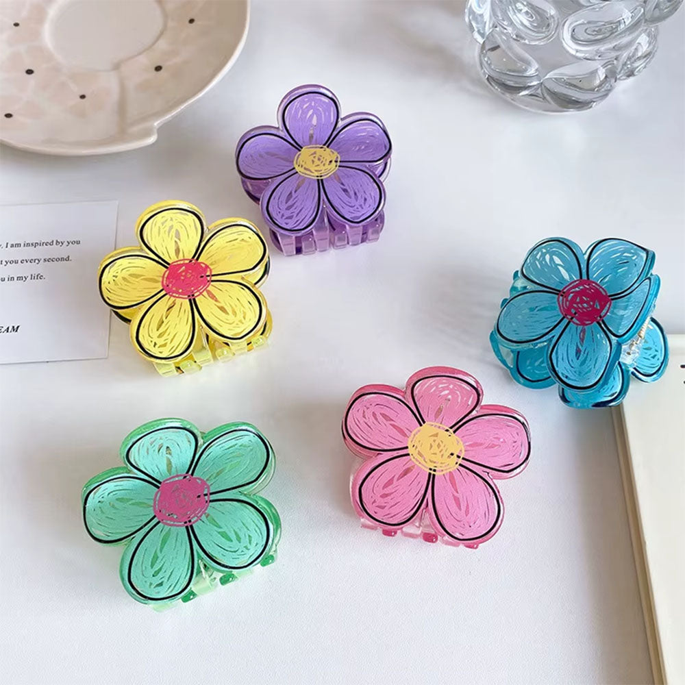 VILZSTUDIOS Floral hair claw clip for stylish hair accessory
