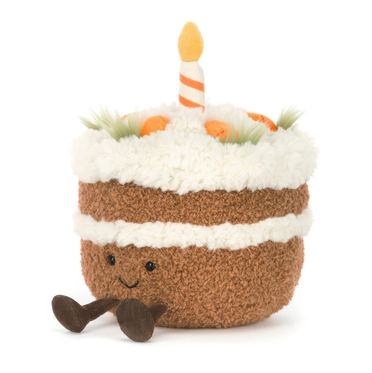 VILZSTUDIOS Carrot cake plush toy with playful and charming features