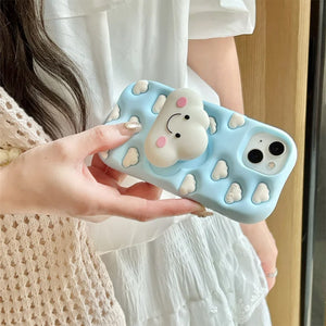 VILZSTUDIOS iPhone case with fluffy cloud design