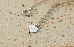 VILZSTUDIOS silver four-petal flower hand chain bracelet