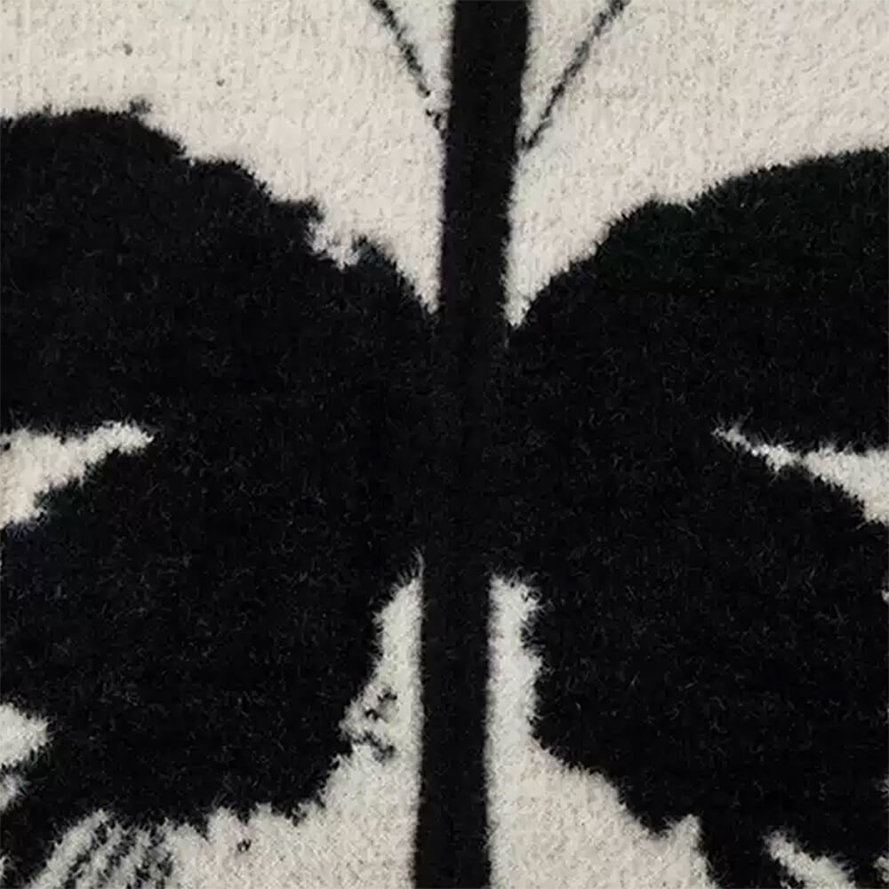 VILZSTUDIOS Funky butterfly patch zip-up jacket for streetwear fashion