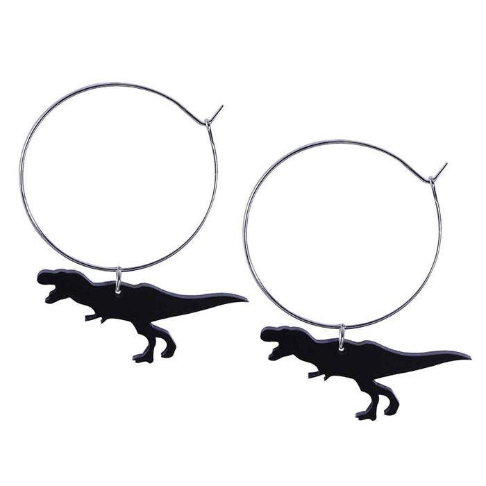 VILZSTUDIOS Trendy dino-inspired hoop earrings