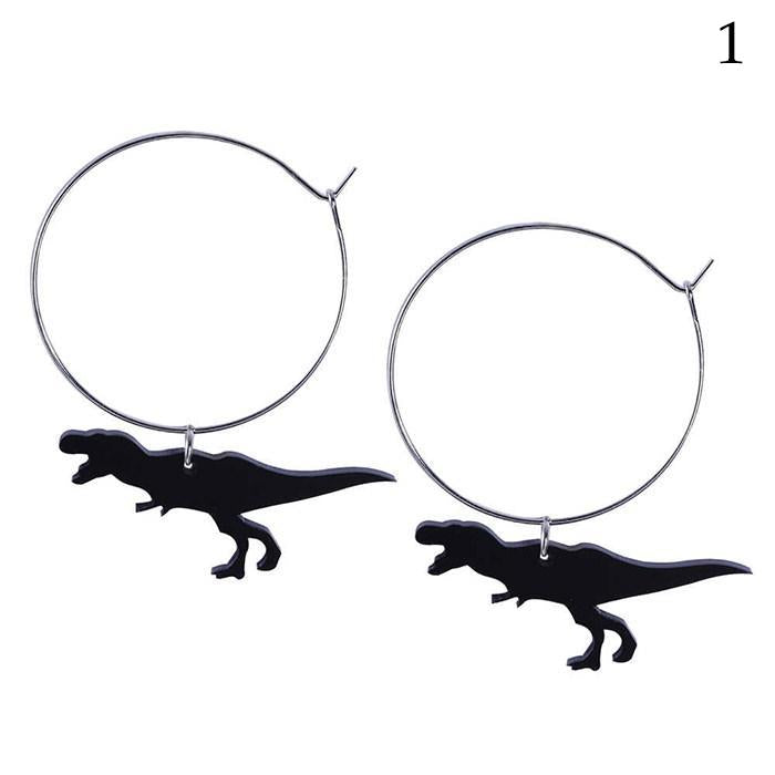 VILZSTUDIOS Trendy dino-inspired hoop earrings