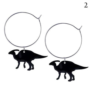 VILZSTUDIOS Trendy dino-inspired hoop earrings