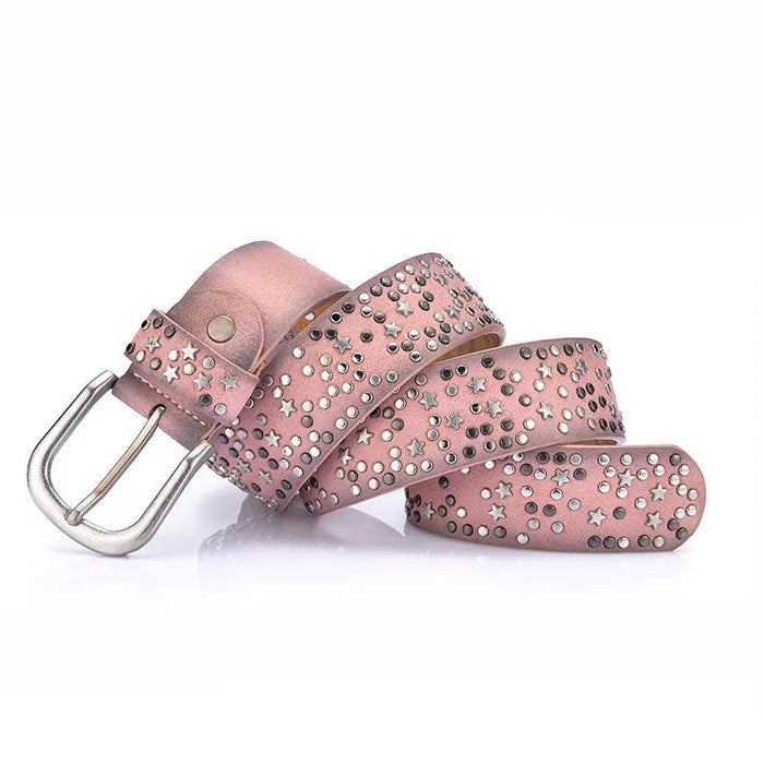 VILZSTUDIOS Stylish rivet belt for trendy outfits