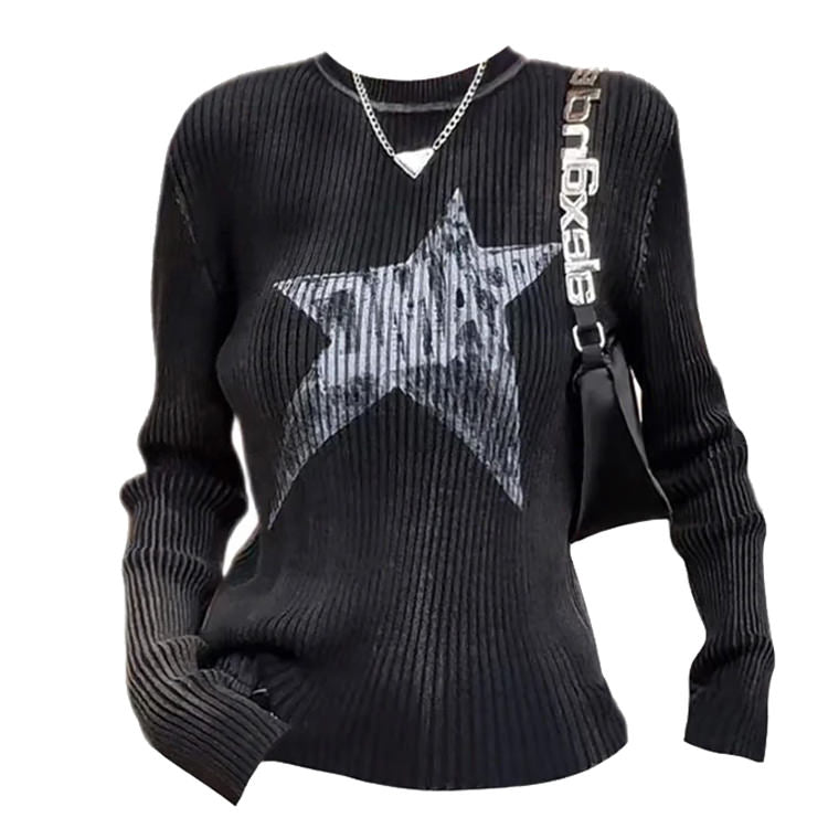 VILZSTUDIOS Galactic print long sleeve top for trendy streetwear