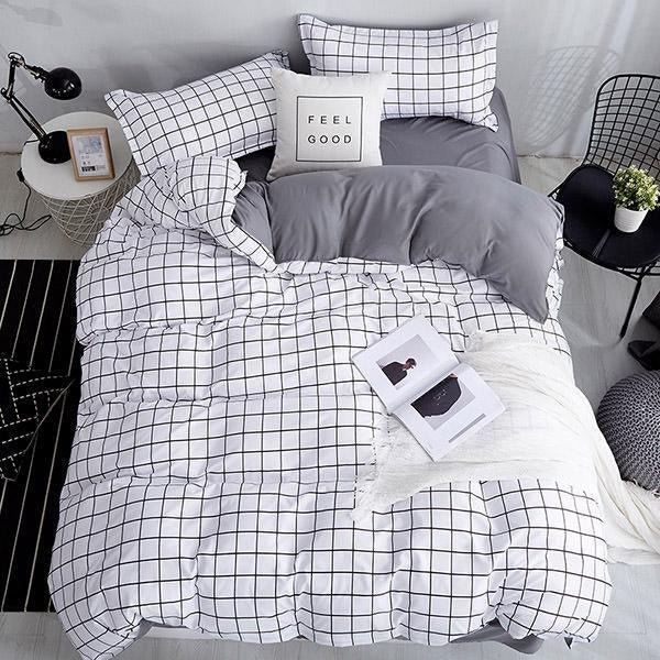 VILZSTUDIOS Bedding set featuring duvet cover, sheet, and pillowcase