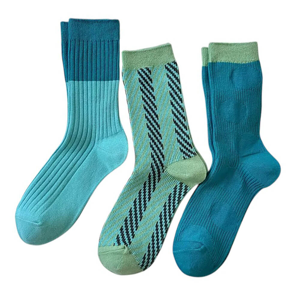 VILZSTUDIOS Multi-colored patterned socks for everyday wear