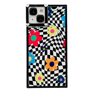 VILZSTUDIOS Geometric patterned Square iPhone Case
