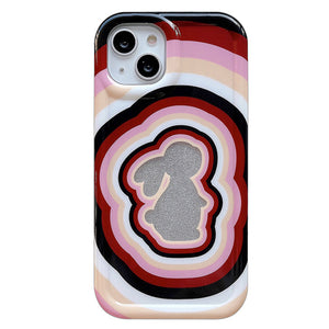 VILZSTUDIOS Cute glitter phone case with bunny design