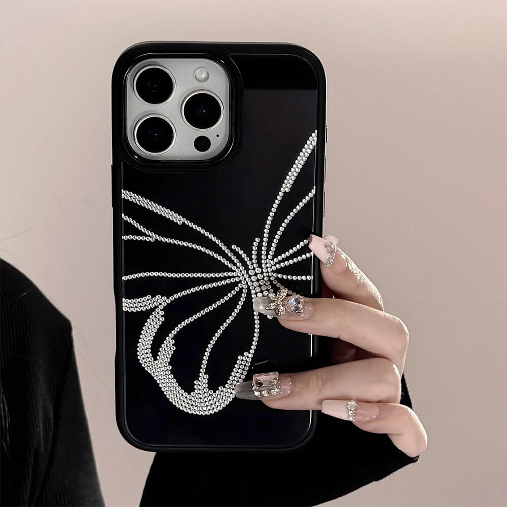 VILZSTUDIOS Glittering butterfly phone case for stylish protection