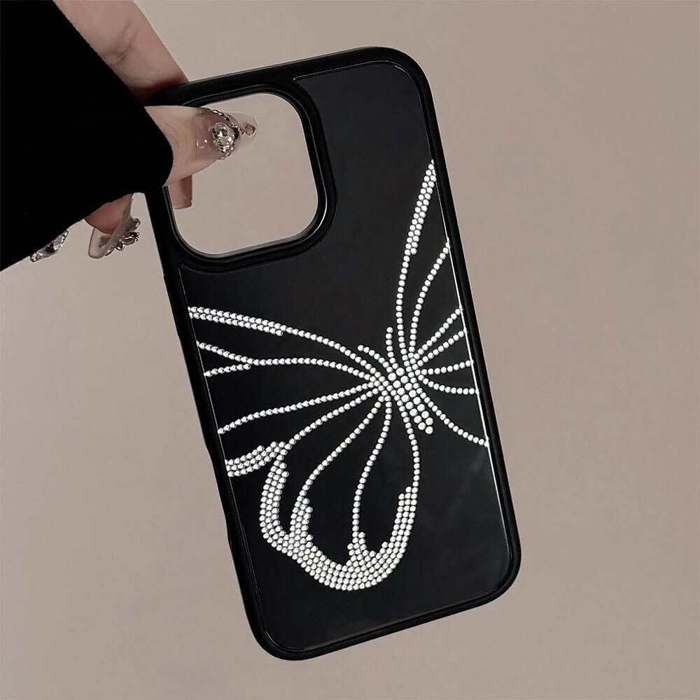 VILZSTUDIOS Glittering butterfly phone case for stylish protection