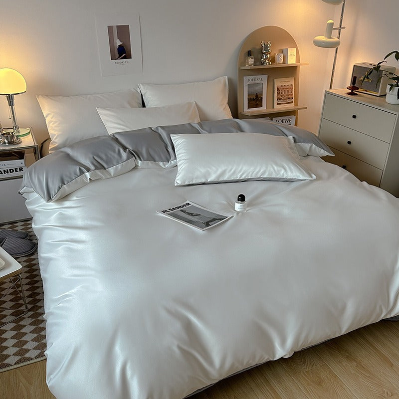 Glossy Satin Bedding Set