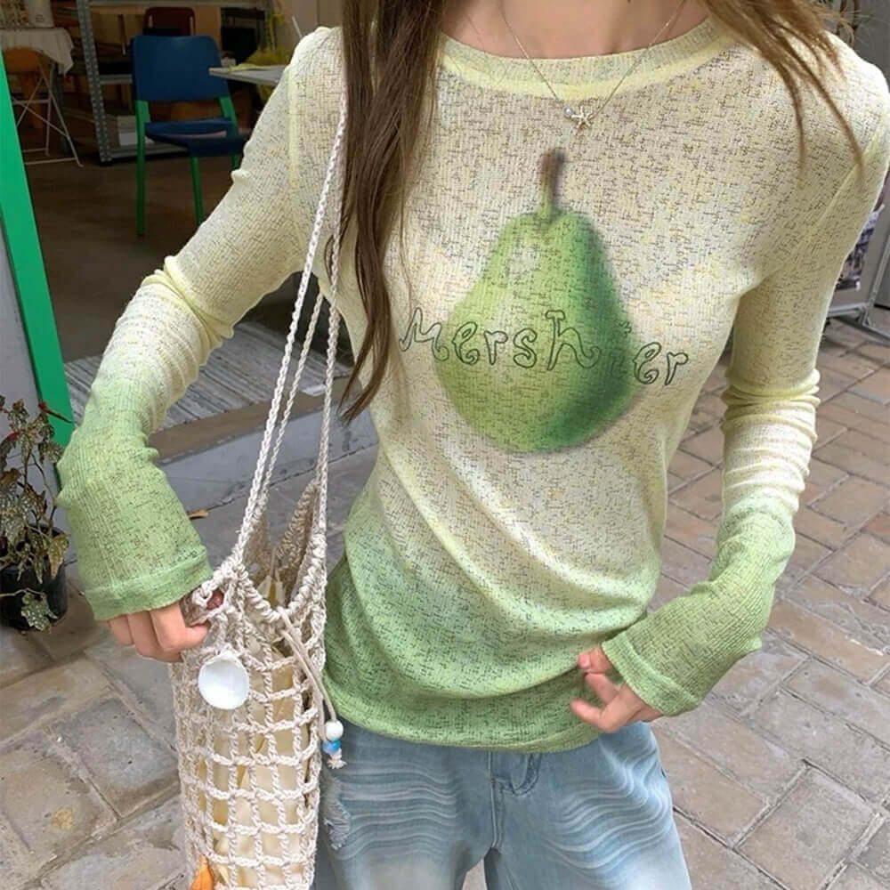 VILZSTUDIOS Gradient knit top from VILZSTUDIOS