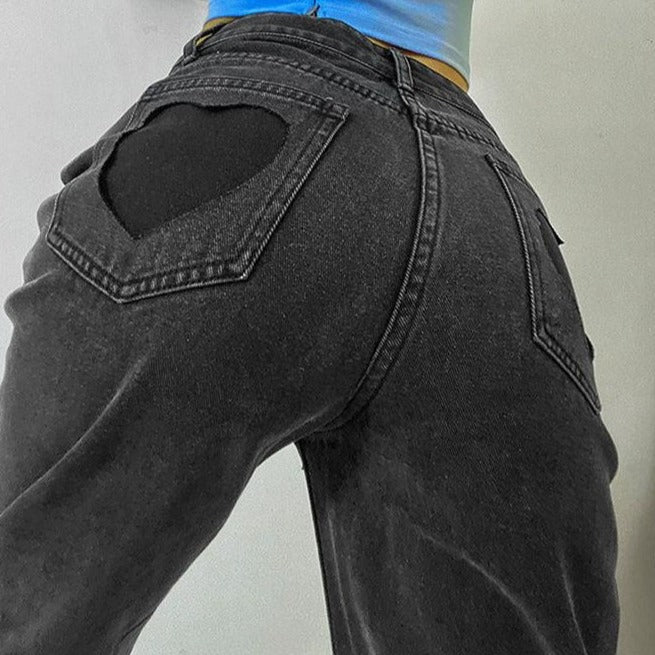 VILZSTUDIOS Gradient denim jeans for trendy streetwear style