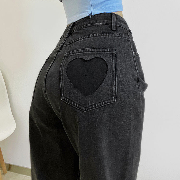 VILZSTUDIOS Gradient denim jeans for trendy streetwear style