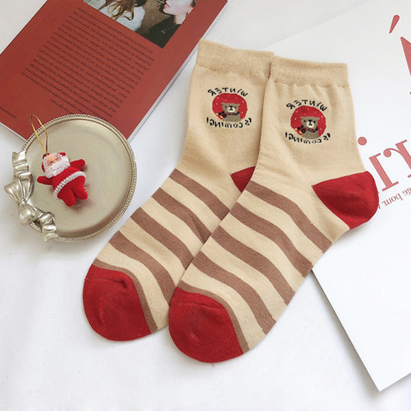 VILZSTUDIOS Bear pattern socks for casual wear