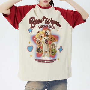VILZSTUDIOS Oversized graphic tee featuring a playful design