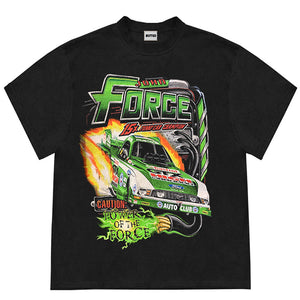 VILZSTUDIOS Racing car graphic t-shirt for streetwear style