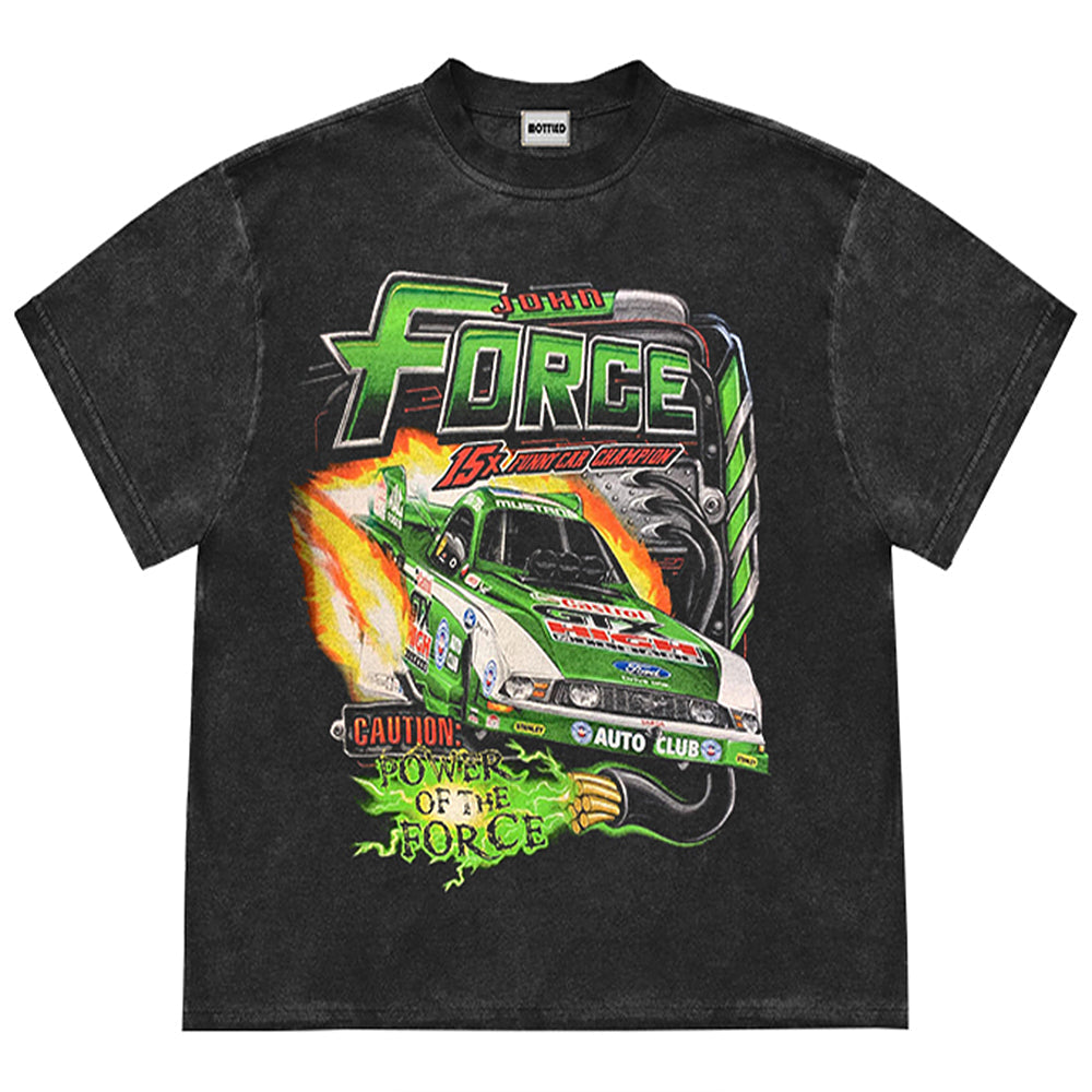 VILZSTUDIOS Racing car graphic t-shirt for streetwear style
