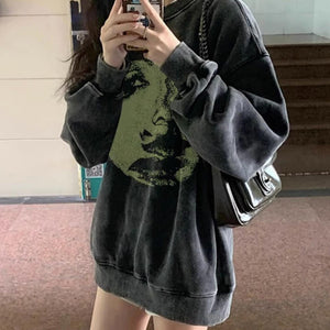 VILZSTUDIOS Oversized sweatshirt with graphic print
