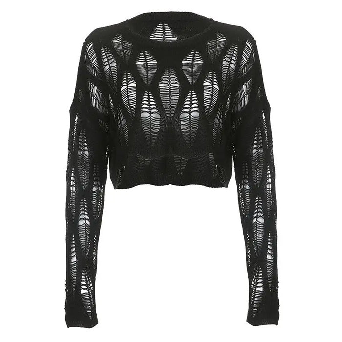 VILZSTUDIOS Stylish crochet crop top for streetwear fashion