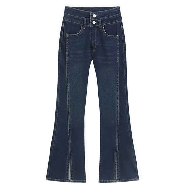 VILZSTUDIOS Flared denim jeans for streetwear fashion
