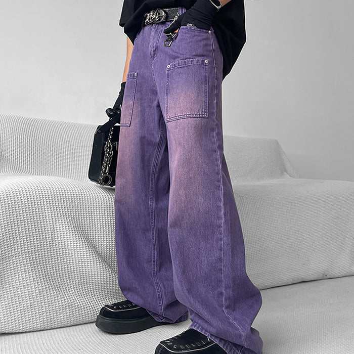VILZSTUDIOS Oversized denim jeans for streetwear fashion