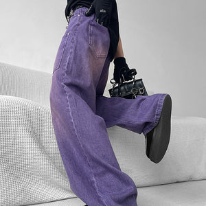 VILZSTUDIOS Oversized denim jeans for streetwear fashion