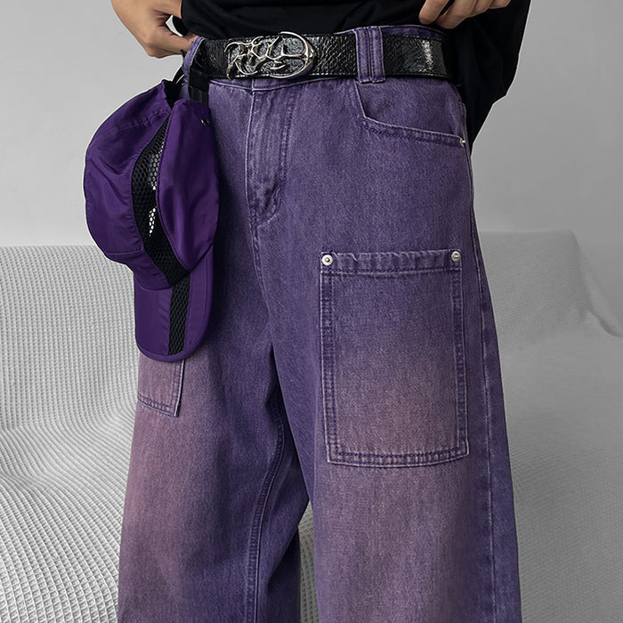 VILZSTUDIOS Oversized denim jeans for streetwear fashion