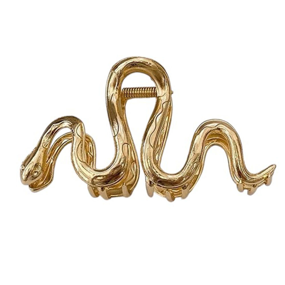VILZSTUDIOS Metallic snake hair claw accessory