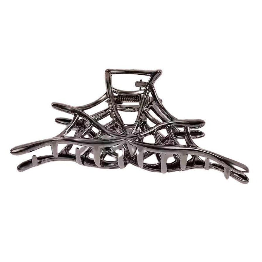 VILZSTUDIOS Grunge spiderweb metal hair claw for stylish accessories