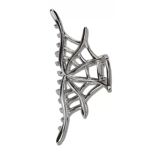 VILZSTUDIOS Grunge spiderweb metal hair claw for stylish accessories