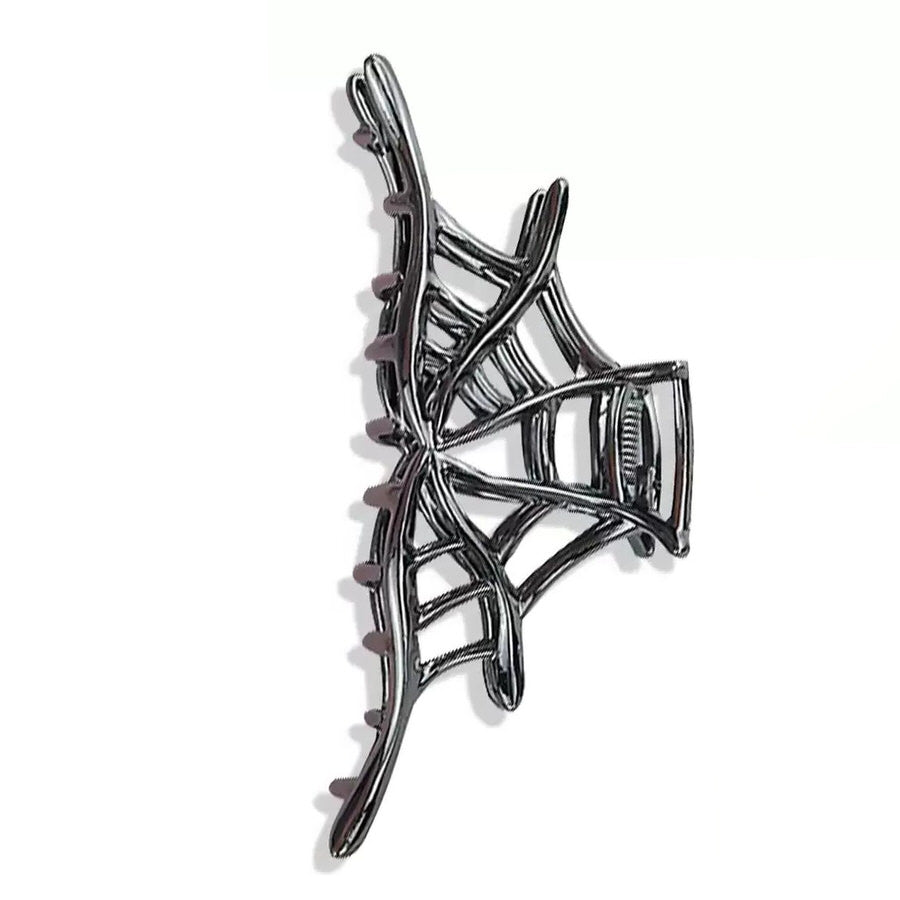 VILZSTUDIOS Grunge spiderweb metal hair claw for stylish accessories