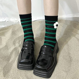 VILZSTUDIOS Stylish floral socks for streetwear fashion